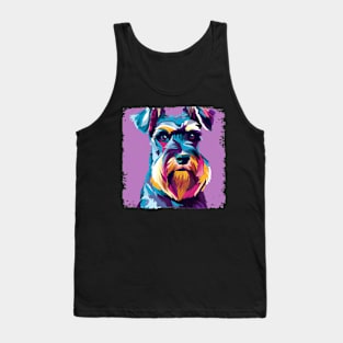 Standard Schnauzer Pop Art - Dog Lover Gifts Tank Top